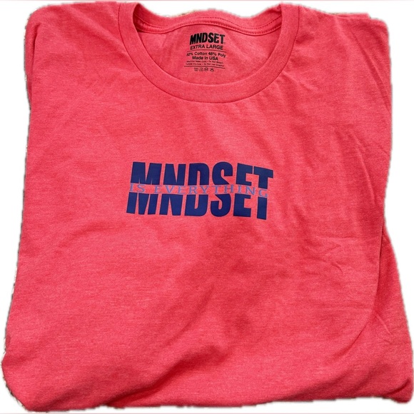 NWOT Mindset is‎ Everything Red Tee Shirt Men’s Size XL - Picture 1 of 6